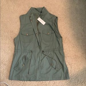Olive Green Utility Vest